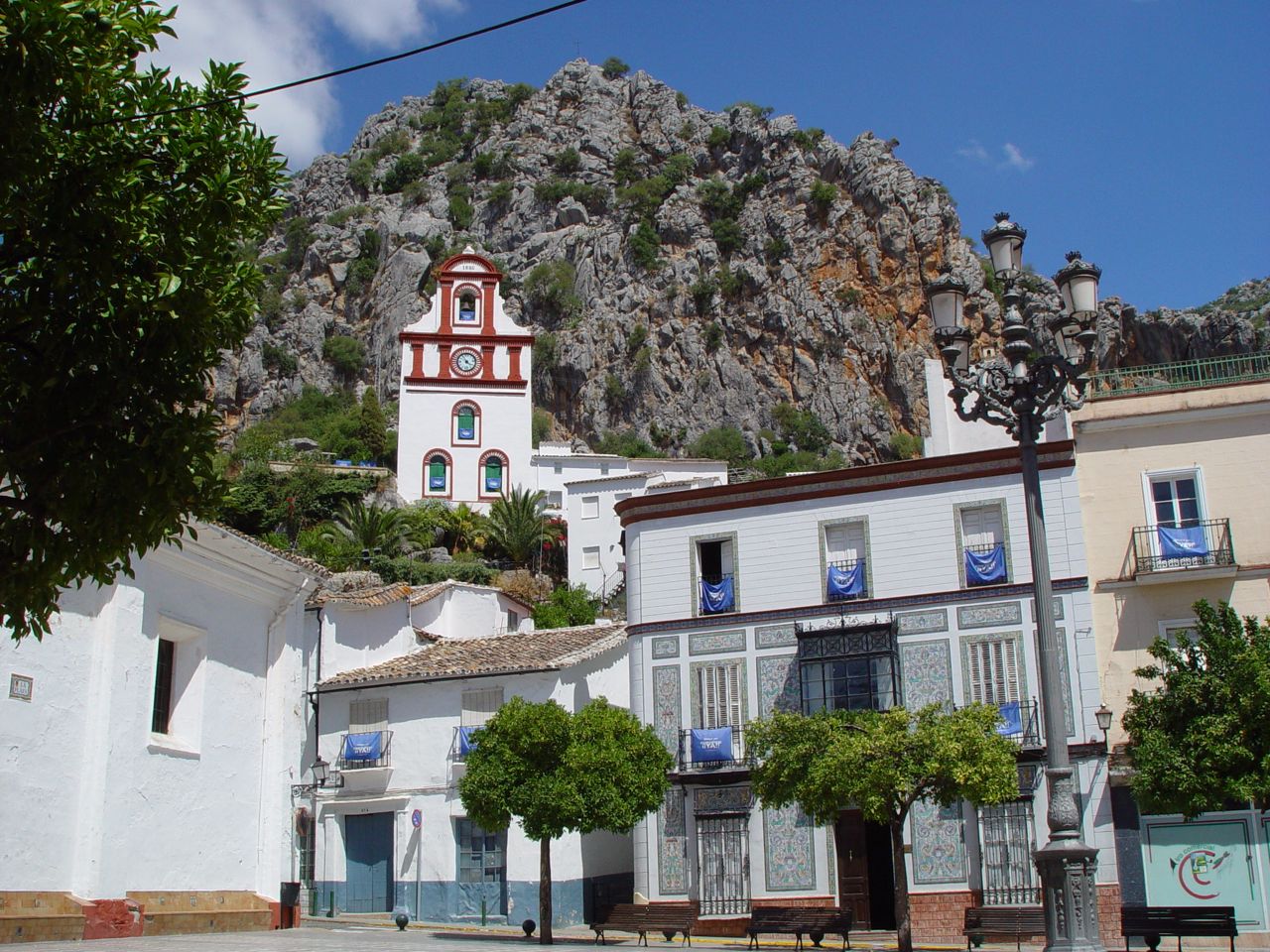 Image de la ville d'Ubrique dans le sud de l'Espagne
