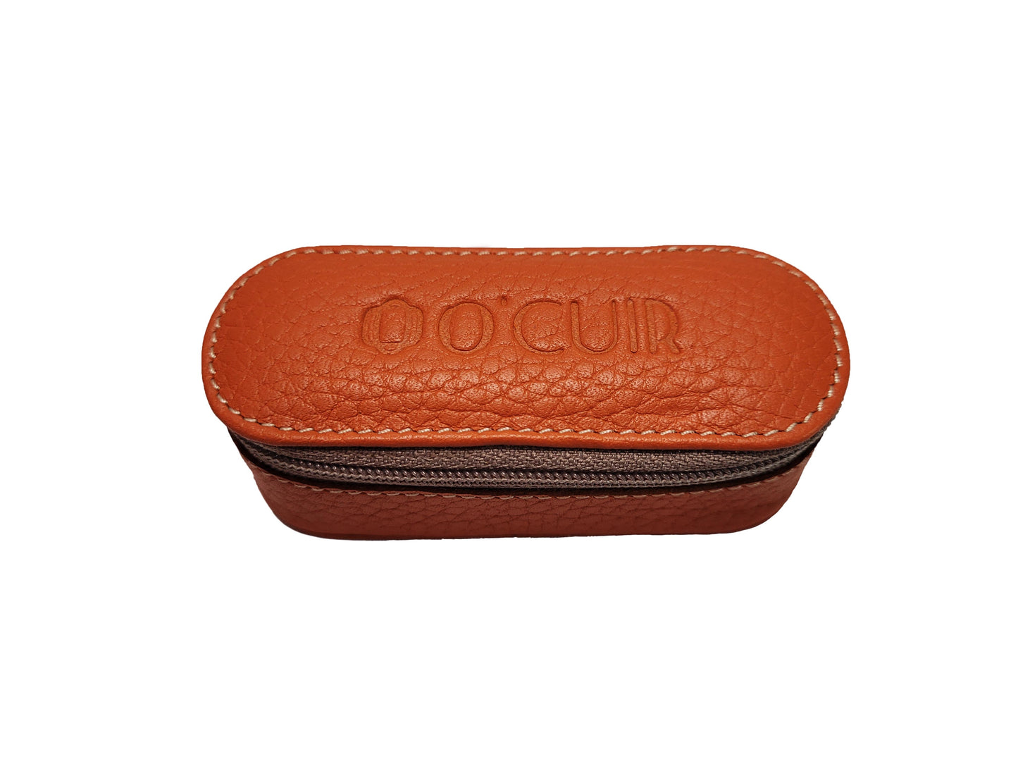 Étui à rouge à lèvres en cuir avec miroir - O'Cuir
