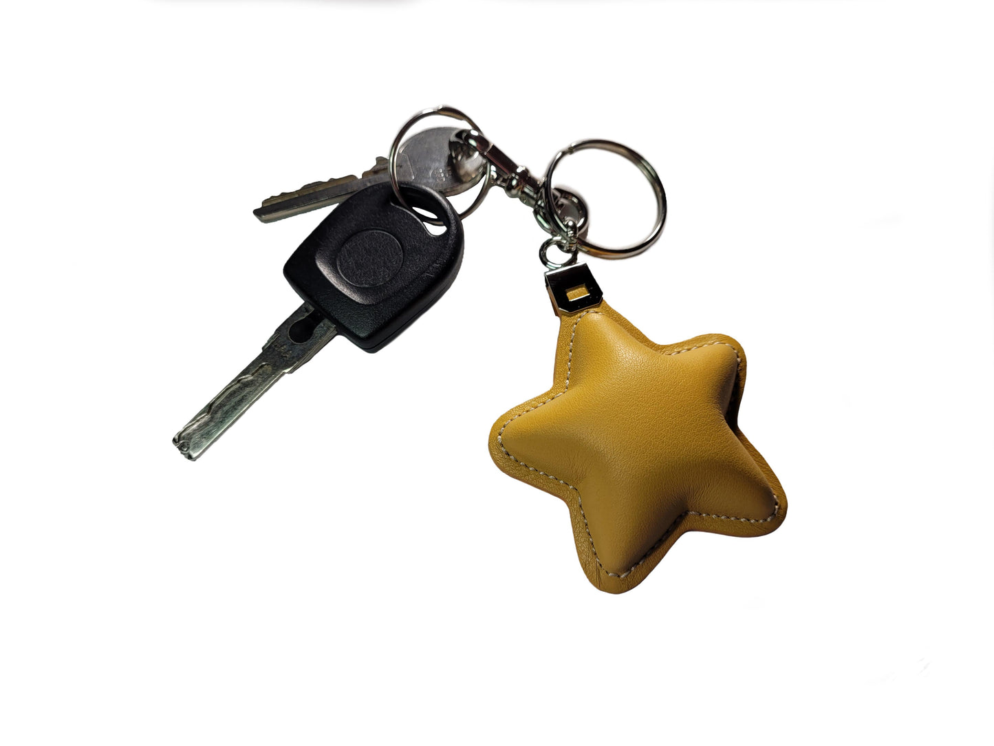 Porte clés en cuir étoile - O'Cuir