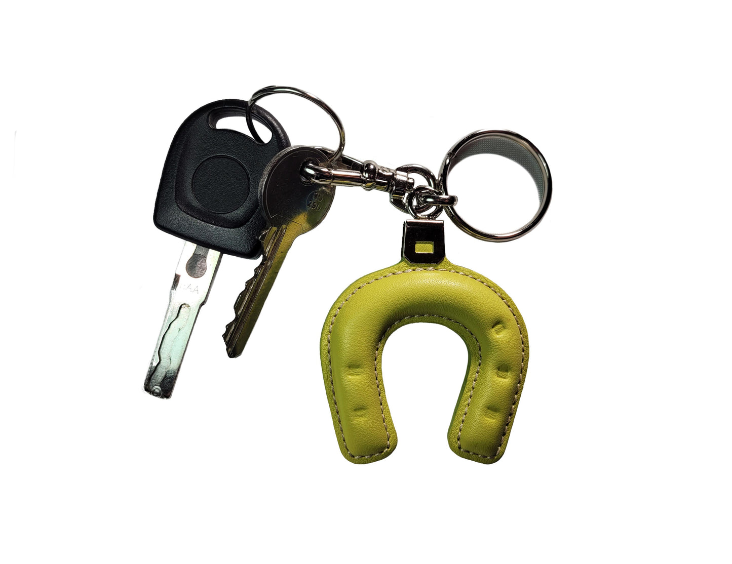 Porte-clés en cuir fer à cheval - O'Cuir