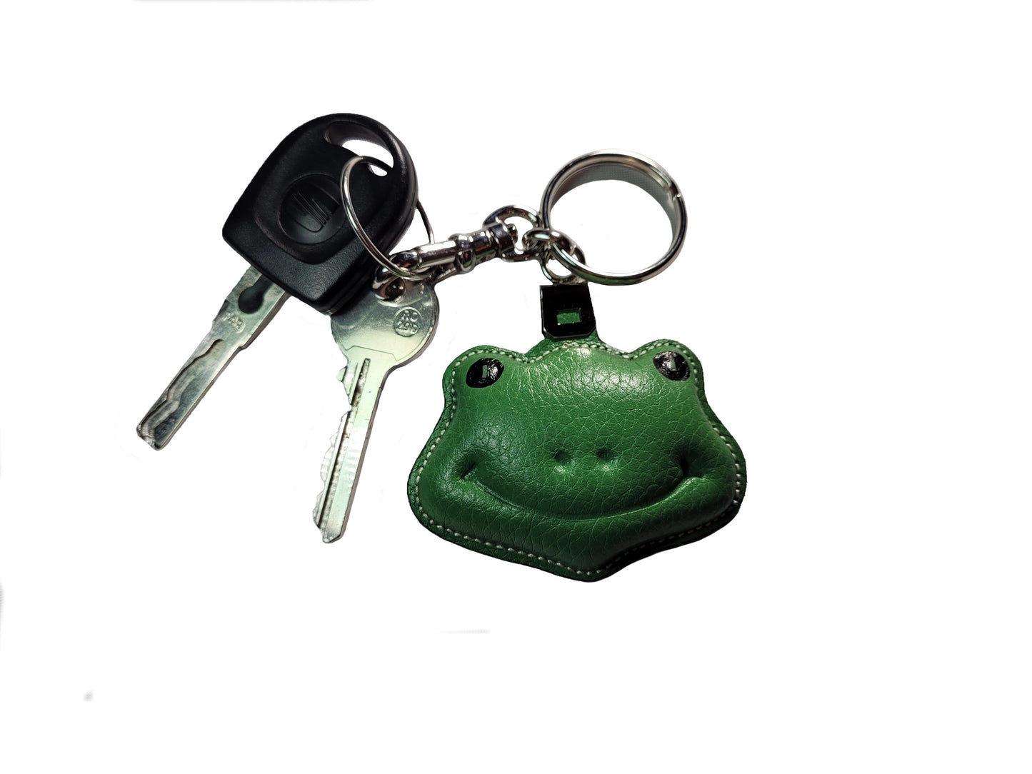 Porte-clés en cuir grenouille - O'Cuir