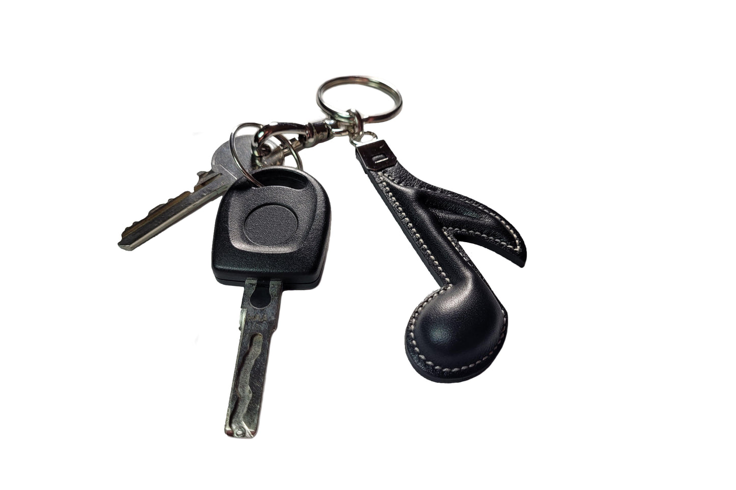 Porte-clés en cuir note de musique - O'Cuir