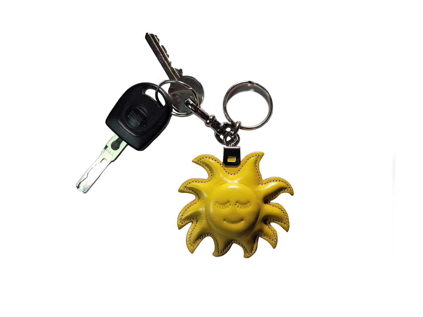 Porte clés soleil - O'Cuir