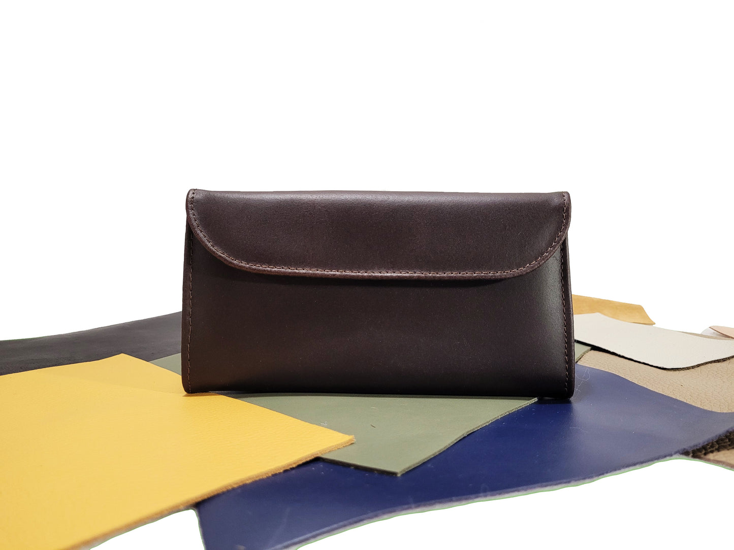 Portefeuille en cuir pour femme style vintage - O'Cuir