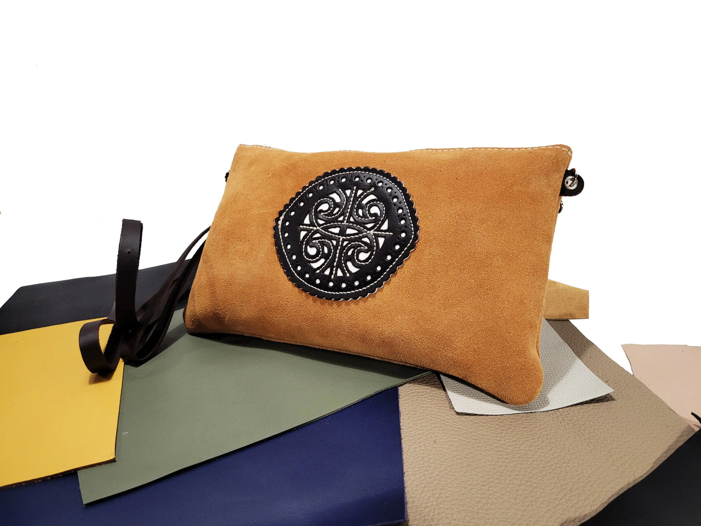 Sac à bandoulière en cuir DAIM - O'Cuir